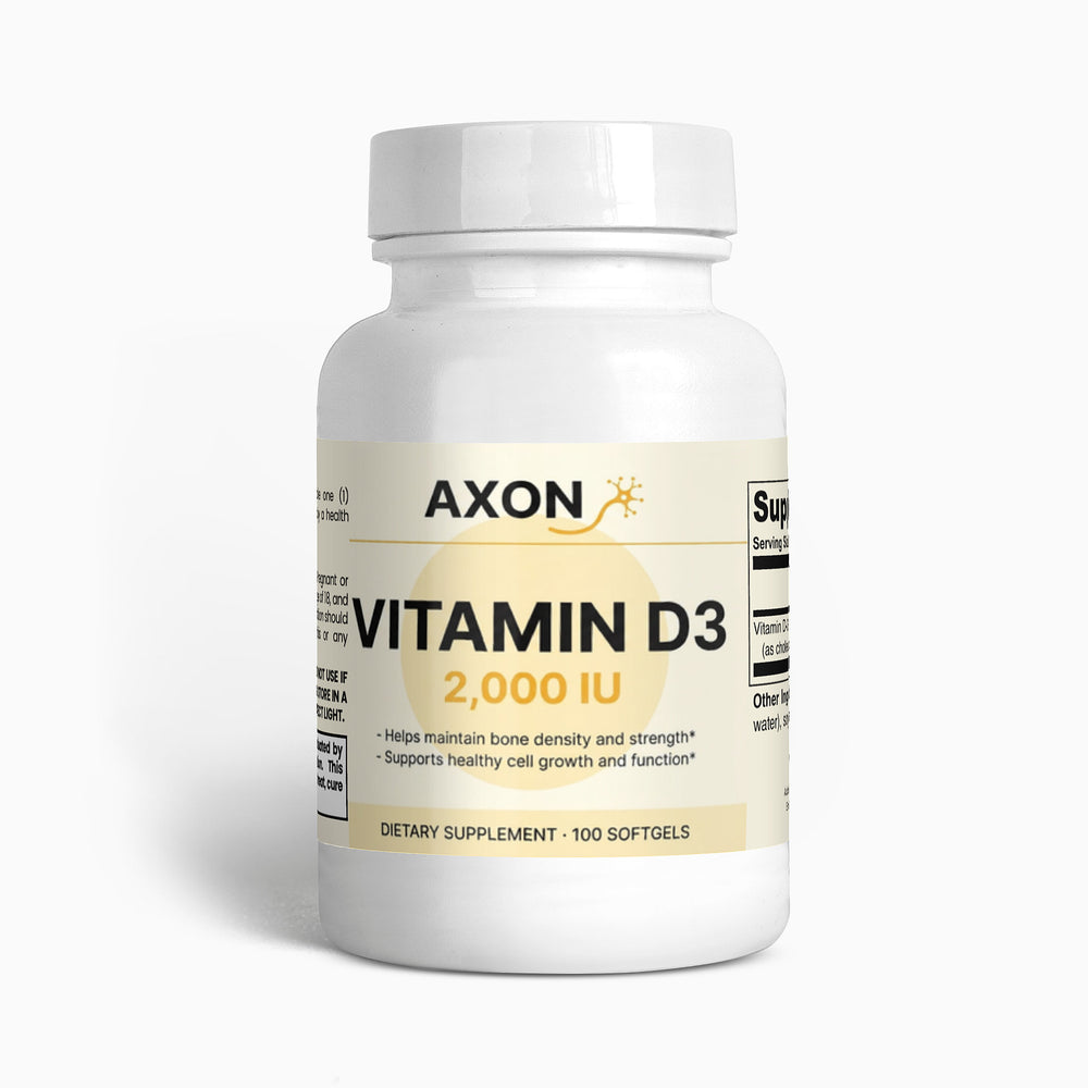 AXON Vitamin D3 2,000 IU Capsules