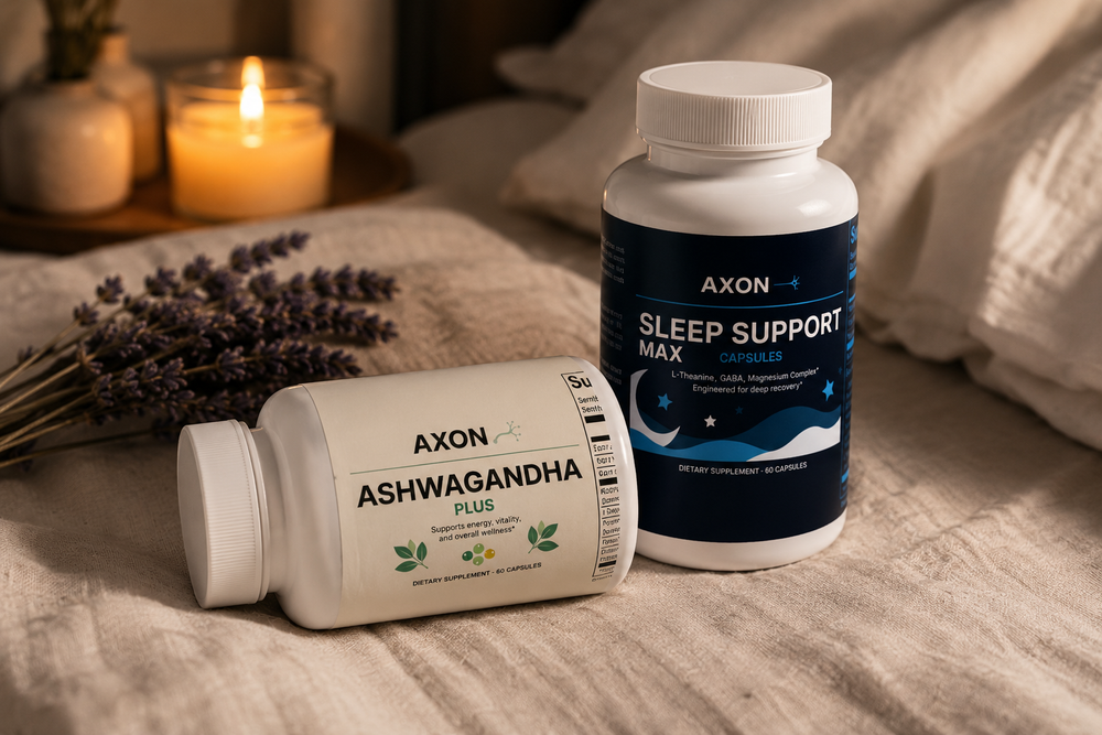 AXON Night Ritual Duo [Ashwagandha Plus + L-Theanine GABA]