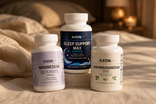 AXON Night Ritual Stack [Magnesium + L-Theanine GABA + Ashwagandha Plus]